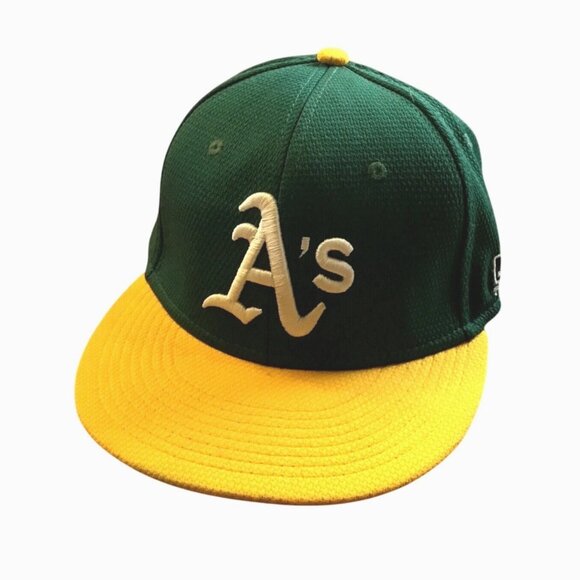 NEW ERA 9FIFTY -ATHLETICS YOUTH BASEBALL HAT BLUE ADJUSTABLE BACK - Picture 1 of 7